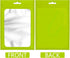 100 Pcs Resealable Mylar Bags with Clear Window, Foil Pouch Zipper Bags for Food Storage Supplies (7.08x10.24 inches,
