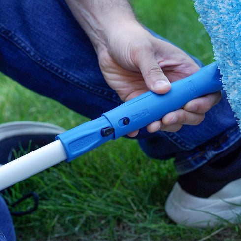 Unger Professional Connect & Clean 3’-6’ Aluminum Telescopic Extension Pole for Cleaning Tool Attachments