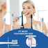 UV Toothbrush Sanitizer Holder - Portable Toothbrush Cleaner Case with Fan Drying, Fits Most Electric Manual
