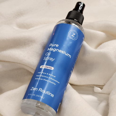 Pure Magnesium Oil Spray, 12 fl oz, 100% Organic, Fast Absorbent, Promotes Calm Sleep and Relaxation