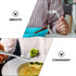 BESTonZON Adaptive Fork and Spoon, Angled Utensils Curved Flatware for Self Feeding, Anti Shake Tableware