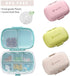 Travel Pill Organizer, Portable 8 Compartments Small Pill Case Daily Pill Box to Hold Vitamins, Cod Liver Oil, Medicine