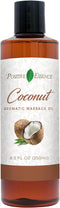 Relaxing Coconut Massage Oil, Made with Jojoba Oil, Sweet Almond Oil, Vitamin