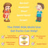 FOMI Kids Hot Cold Gel Ice Packs - 2 Pack, Multi-Use Emoji Designed Wrap for Pain Relief for Children, Reusable Compress