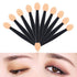 JASSINS 50pcs Eyeshadow Applicators, Disposable Double-Sided Eye Makeup Sponge Brushes