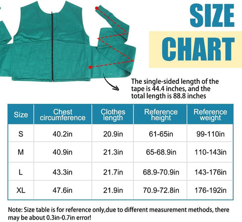 BOYUDZLTD Bed Restraint Vest for Elderly & Dementia Patients, Anti-Fall Safety Vest with Back Zipper, Adjustable Straps