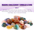 Swpeet 1 Pound Marine Multicolor Agate Bulk Stone, Large Crushed Gemstone Chips 0.75-1" for Jewelry Making
