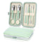 Manicure Set for Fathers Gifts, Stainless Steel Nail Care Set, 7 in 1 Grooming Tool Kit for Men