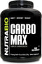NutraBio CarboMax Maltodextrin, Complex Carbohydrate Powder for Sustained Energy, Unflavored, 5 Pounds