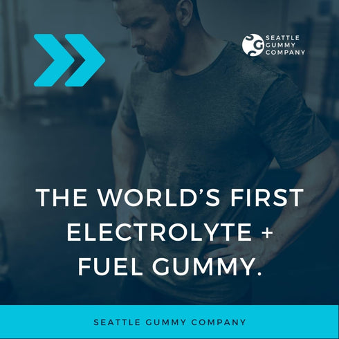 SGC Seattle Gummy Company HydraFuel Electrolyte Gummies 12-Pack Margarita, Enhanced Hydration Support