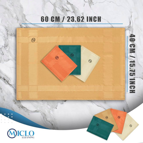 Set 4 |16''x24''| Microfibre Premium Cleaning Cloth of - Magic Cloth | All Purpose, Absorbent Washcloth | Microfiber