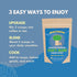 Lion's Mane Extract Powder by Malama, Organic Fruiting Body Lions Mane Mushroom Powder, Superfood Adaptogenic, Supports