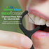 EcoFlosser 300 Picks, Charcoal Dental Floss Picks for Teeth Cleaning, Biodegradable and Eco-Friendly