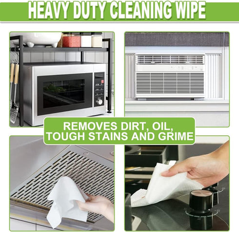 Air Jungles All Purpose Car and Home Cleaning Wipes, 70 Count, Extra Large Size