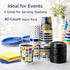 K3M 12 oz 40 Count, Insulated Hot Cups with Lids, Disposable Coffee Cups for Home, Office, Parties, Meetings, Travel