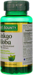 Nature's Bounty Ginkgo Biloba Capsule, 120 mg, 100 ea