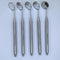QUANTAFIT EXPORTS Oral Care Dental Mirror #5 5-Pack German Hollow Handle Stainless Steel Tools