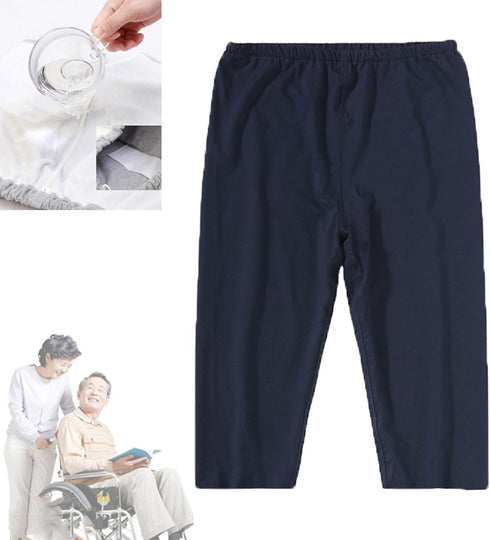 Yodilala TPU Incontinence Care Trousers,Washable Elastic Adjustable Patient Care Trousers,Patient Diaper Pants