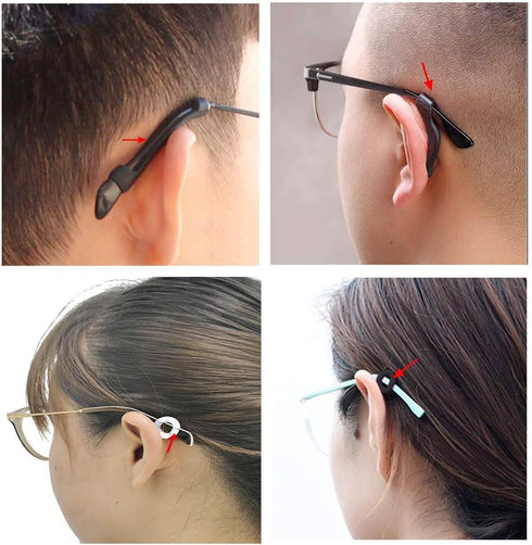 24 Pairs Eyeglass Retainer, Multicolor Silicone Anti-Slip Grips, Eyeglass Holder for Sports Running