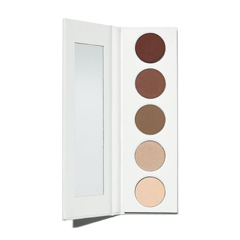 Well People Power Palette Eyeshadow, Five Long-wear Matte & Shimmer Shades for Intense Color, Vegan