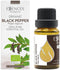 Essences Bulgaria Organic Black Pepper Essential Oil 0.51 Fl Oz | 15ml 100% Pure Natural for Aromatherapy, Massage