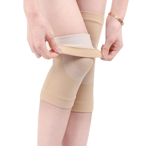 JUMISEE 1 Pair Compression Knee Sleeve for Men Women, Cotton Knee Brace Leg Support for Pain Management Relief