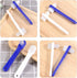 Healvian 8pcs Denture Cleaning Brush Set - T-Shaped Denture Special Toothbrush Tool Bagged with Hard Heads for Denture