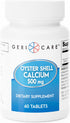 Gericare Oyster Shell Calcium 500 mg 60 Count | Nutritional Supplement for Bone Health