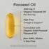 Sports Research Extra Strength Flaxseed Oil Softgels, 1242mg, Plant Based Omega-3, 200 Count