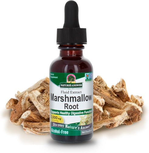 Nature's Answer Alcohol-Free Marshmallow Root Extract, 1-Fluid Ounce | Digestive Support