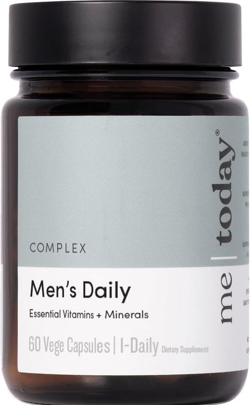 Men’s Daily Multivitamin and Mineral Supplement, 60 Capsules, 27 Vitamins, Minerals & Herbs, Vegetarian
