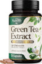 Green Tea Extract Pills 1000mg with EGCG - 120 Capsules for Heart Support & Natural Energy