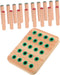 UPKOCH Wooden Hand Dexterity Training Board Occupational Therapy Tools for Finger Strength