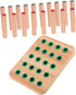 UPKOCH Wooden Hand Dexterity Training Board Occupational Therapy Tools for Finger Strength