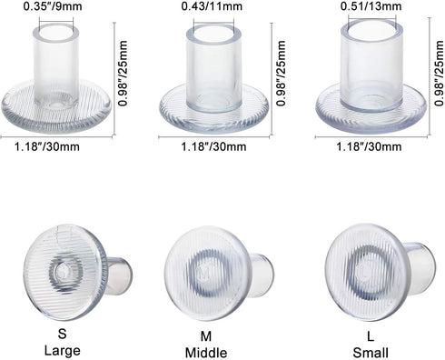 OOTSR High Heel Protectors - 6 Pairs, High Heel Stoppers for Weddings & Outdoor Events