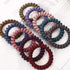 Spiral Hair Ties Set - 10 Piece Medium Coil Elastics for Thick Hair, Multicolor No-Crease Ties for Women and Girls