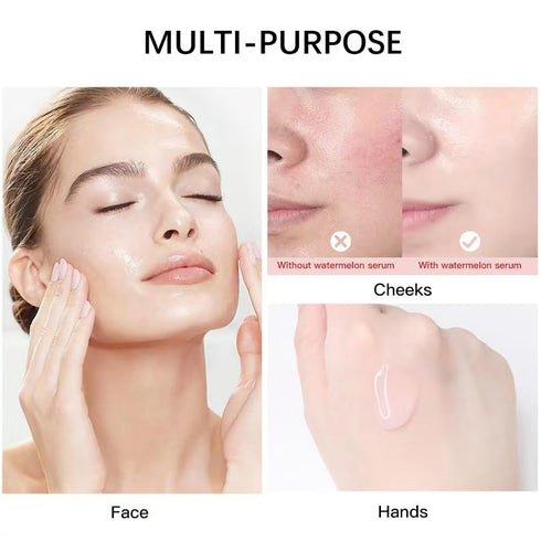 Watermelon Niacinamide Moisturize Serum for Face Skin Care, Hydrating & Brightening with Hyaluronic Acid (75ml)