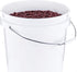 United Solutions 5 Gallon Bucket, 3 Pack, White, Heavy Duty BPA-Free Plastic, Comfortable Handle, Easy to Clean