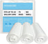 10 Gallon Ultra Strong Clear Trash Bags, 22 Micron, 75 Count for Office Kitchen