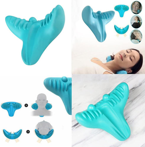 Magik 1-2 Pack (2 Pack) Cervical Neck Stretcher Pain Relief Shoulder Relaxer Muscle Massager
