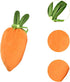 predolo Set 4 of Easter Carrot for Gifts and Treats, with Bunny Ears