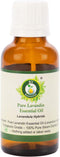 R V Essential Lavandin Essential Oil, Lavandula Hybrida, 100% Pure Natural, Steam Distilled, Therapeutic Grade, 30ml
