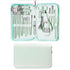 Professional Nail Clipper Pedicure Set | 22 Pieces Manicure Kit with Luxurious Travel Case, Gifts for Men and Women