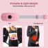 Portable Cordless Heating Pad with 3 Heat Levels & 3 Massage Modes, Fast Heating Heat Pad for Back or Belly Relief