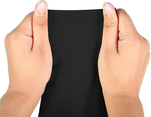 Vbest Life 1 Pair Sports Compression Socks Calf Sleeves for Varicose Vein Pain Relief (XL-Black)