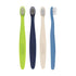 Set, 0-3 4-Pack Dr. Brown's Infant-to-Toddler Toothbrush Soft & Gentle Manual Toothbrushes for Baby, Green/Dark