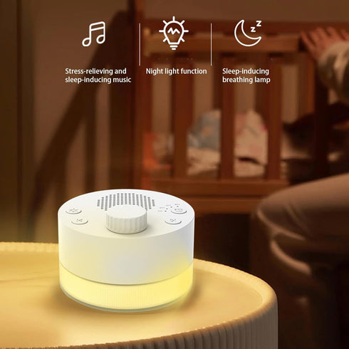Shinycome 24 4 Intelligent Sleep Sound Machine Tracks Warm Light Auto Off Timers Baby Adult Holiday Gift White Noise