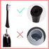 2 Pcs Electric Toothbrush Heads for BTFO 1741-01, Black Replacement Brush Heads