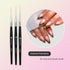 Winstonia Striping Nail Art Brushes Set of 3 pcs for Long Lines, Details, Fine Designs