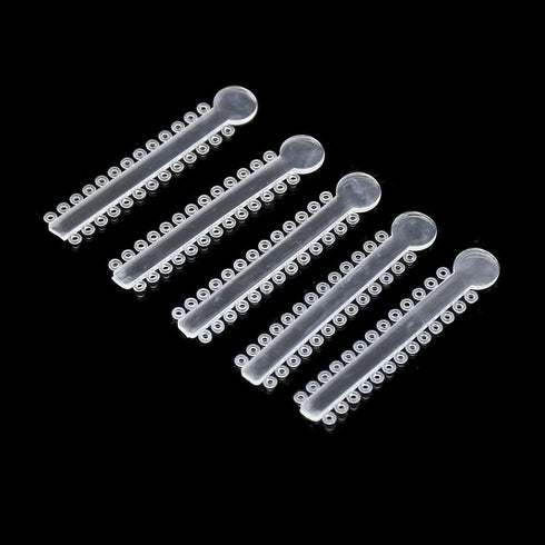 Angzhili Transparent Dental Orthodontic Ligature Ties for Braces, Rubber Bands O Rings for Bracket, 1040 Pcs